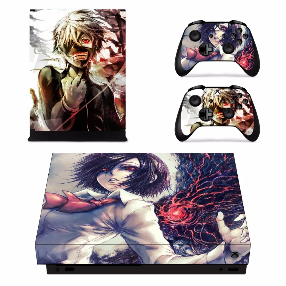 Anime Tokyo Ghoul Skin Sticker For Microsoft Xbox One X Console and 2